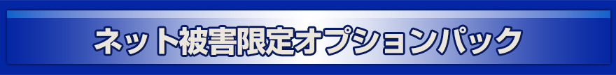 ネット被害限定オプションパック